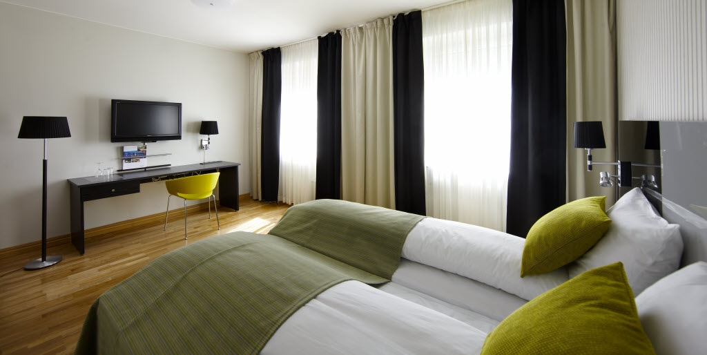 Copyright: : ystein Klakegg, oystein@oysteinklakegg.no Scandic Bergen City, hotel room